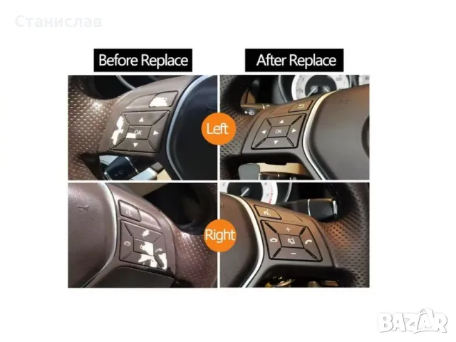 Mercedes C-Class W204 Facelift Капачета за волан , снимка 5 - Части - 50218054