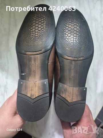 Мъжки обувки Gucci , снимка 4 - Официални обувки - 52791085