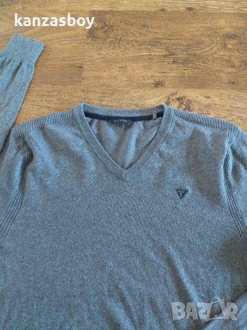 guess - страхотен мъжки пуловер  КАТО НОВ С, снимка 2 - Пуловери - 44313830