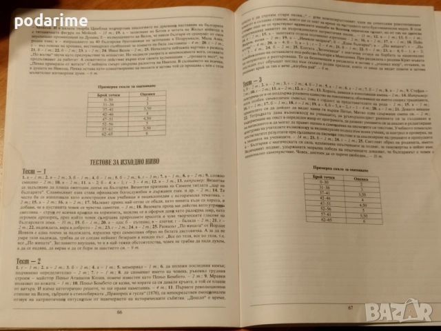 Тестове по БЕЛ и литература за 7 клас, снимка 6 - Учебници, учебни тетрадки - 51556115