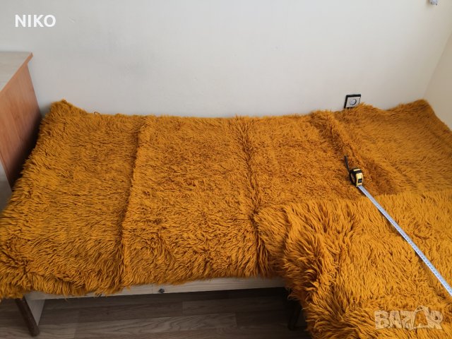 Ръчно тъкан ( губер ) Цвят тютюнево-жълт