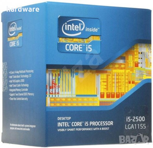 процесор cpu intel i5 2500 socket сокет 1155 , снимка 2 - Процесори - 23349886
