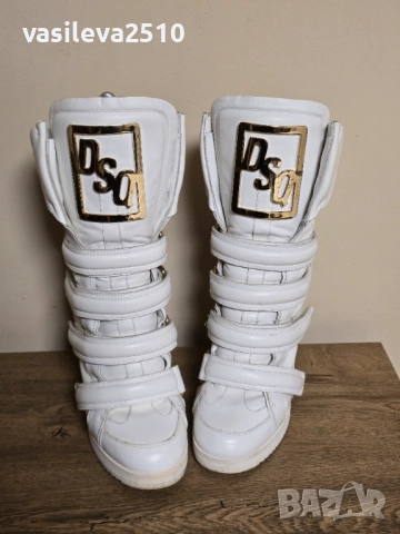 Dsquared2 оригинални дамски кецове на платформа , снимка 6 - Маратонки - 52548265