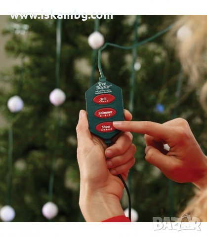 КОЛЕДНИ ЛАМПИЧКИ ЗА ЕЛХА TREE DAZZLER, СВЕТЕЩИ В 16 ЦВЯТА - код 2119, снимка 2 - Декорация за дома - 33949285
