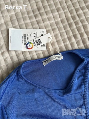 Чисто нова дамска блуза Pull&Bear с етикет, снимка 3 - Блузи с дълъг ръкав и пуловери - 56298216