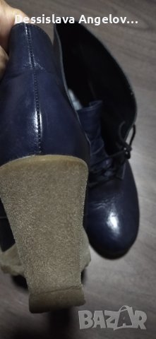 Дамски обувки естествена кожа на висока платформа , снимка 5 - Дамски ежедневни обувки - 40664763