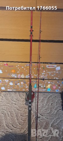 shakespeare firebird комплект-спининг 2.1 м.+макара+влакно, снимка 4 - Въдици - 31756465