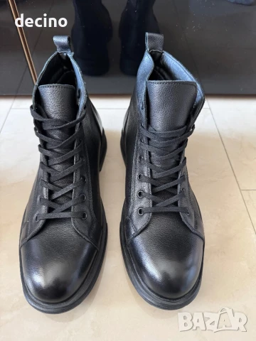 Нови мъжки боти 42 номер от естествена кожа, снимка 3 - Мъжки боти - 50666465