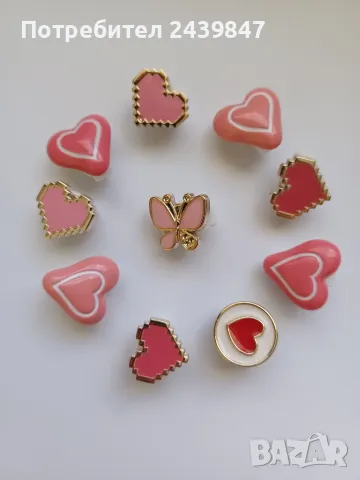 Чармчета за обувки “Сърце”, снимка 1