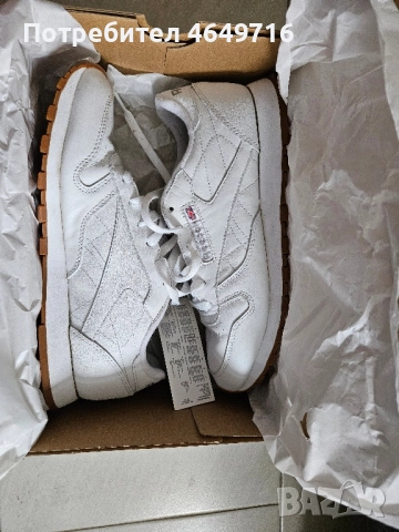 Оригинални кожени маратонки Reebok Classic, снимка 6 - Маратонки - 52466073