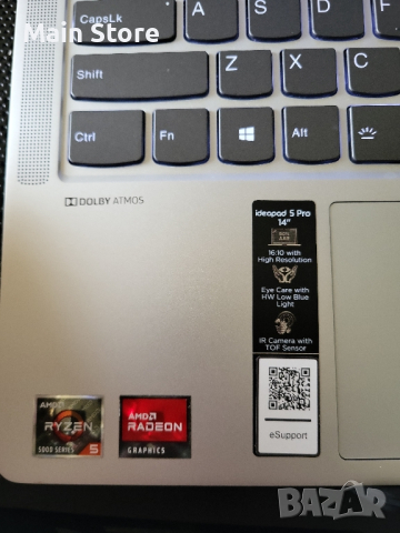 Лаптоп Lenovo IdeaPad 5 Pro - 14" 2.8K 90 Hz; Ultrabook, снимка 6 - Лаптопи за работа - 44808964