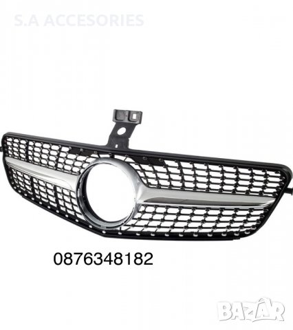 Предна решетка Диамант Mercedes-Benz W204 08-13г, снимка 3 - Аксесоари и консумативи - 38139951