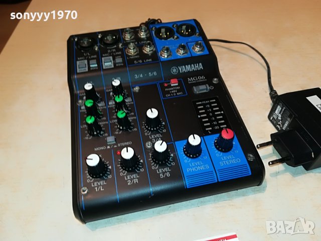 YAMAHA MG06+YAMAHA ADAPTOR L1106222044