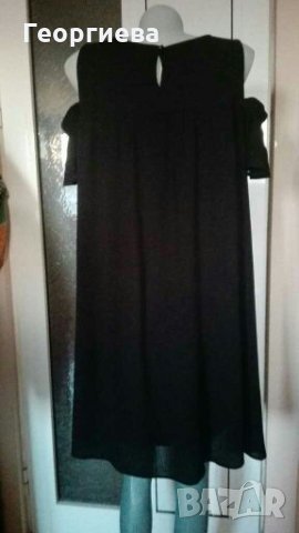 Нова рокля от кенар(памук),с отворени рамена👗🍀M,L👗🍀арт.1020, снимка 3 - Рокли - 29833851
