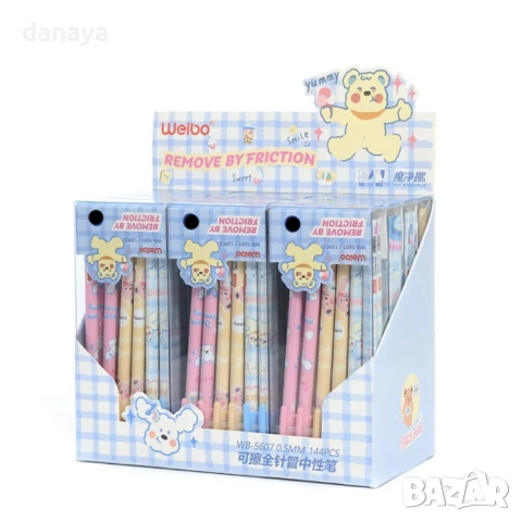 6113 Изтриваем химикал с гума тънкописец с черно мастило Мечета, снимка 3 - Ученически пособия, канцеларски материали - 51627763