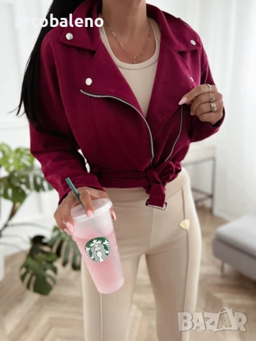Дамско яке от еко велур, 6цвята , снимка 8 - Якета - 53154085