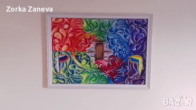 Картина,109см,79см,авторска., снимка 4 - Картини - 51674917