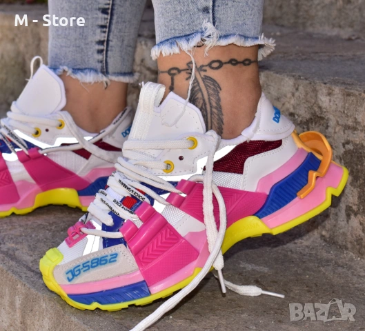 Дамски сникърси-Dolce&Gabbana- Цветни