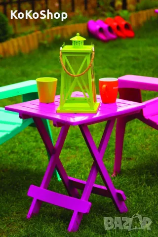 Сгъваема маса-44х50х44 см./градинска маса/маса за балкон/маса за тераса