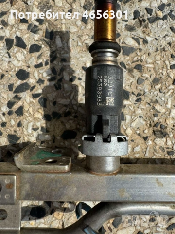 Бензинова дюза(инжектор) Opel Astra Zafira 1.6 16V Z16XEP 25380933 само за 15лв., снимка 2 - Части - 52488994