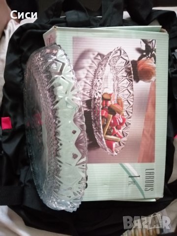 Овално плато кристал, снимка 3 - Форми - 37756314