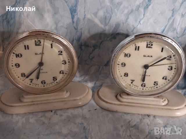 Настолен Часовник Будилник Слава Дружба, снимка 7 - Антикварни и старинни предмети - 52392211