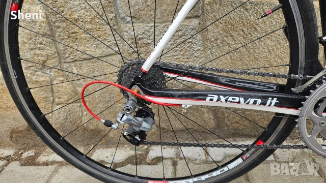 Много леко 6.8 кг Карбоново колело Axevo, DT Swiss, Ultegra/105, 52 S, снимка 10 - Велосипеди - 54084594