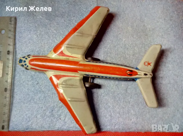 ЛАМАРИНЕНО САМОЛЕТЧЕ Стара КОЛЕКЦИОНЕРСКА ИГРАЧКА РЯДЪК МОДЕЛ 47629, снимка 5 - Колекции - 47963241