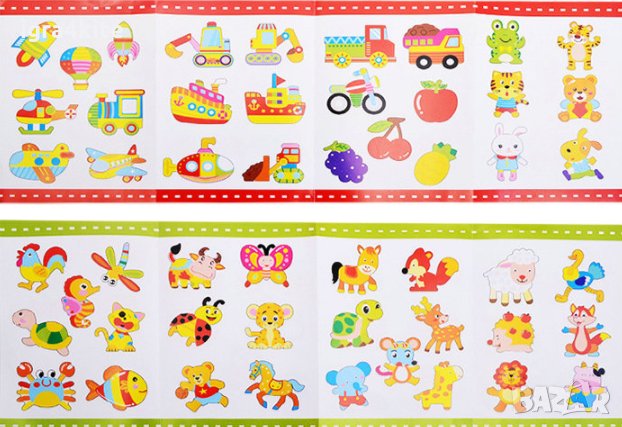 Рисуване на шаблони и формички от дърво + флумастри с книжка, снимка 9 - Образователни игри - 29581826