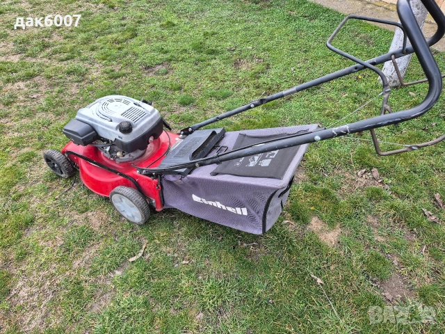 Моторна бензинова самоходна косачка "Einhell" с кош