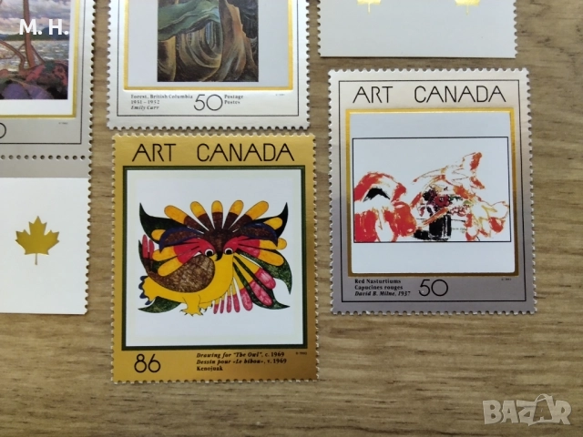 Пощенски марки Канада 1988/92, снимка 4 - Филателия - 52500825