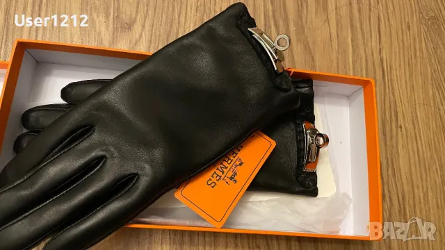 Hermes кожени ръкавици , снимка 2 - Ръкавици - 48921254