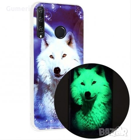 Huawei Y6p Силиконов гръб с картинки, светещ, снимка 2 - Калъфи, кейсове - 30304687