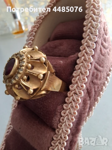 ЗЛАТЕН ПРЪСТЕН ДАМСКИ 14К. 10.21ГРАМА , снимка 2 - Пръстени - 50806259