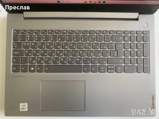 Продавам Lenovo ThinkBook 15p i7-10750H/32GB DDR4/1TB SSD/GTX 1650Ti, снимка 3 - Лаптопи за работа - 51315304
