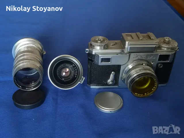 Фотоапарат КИЕВ + 2 обектива