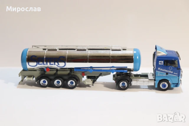 HERPA H0 1/87 MAN ЦИСТЕРНА КАМИОН МОДЕЛ ТИР, снимка 7 - Колекции - 50749669