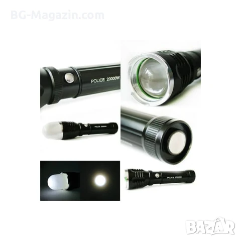 Мощен акумулаторен LED ръчен фенер къмпинг лампа с магнит лед осветление за палатка риболов туризъм, снимка 3 - Къмпинг осветление - 51027769