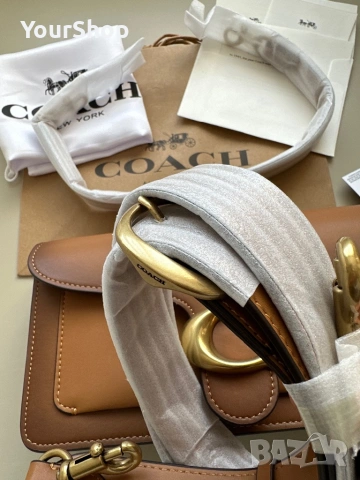 Чанта Coach Tabby 26 CCC02 Кафява , снимка 7 - Чанти - 54061529