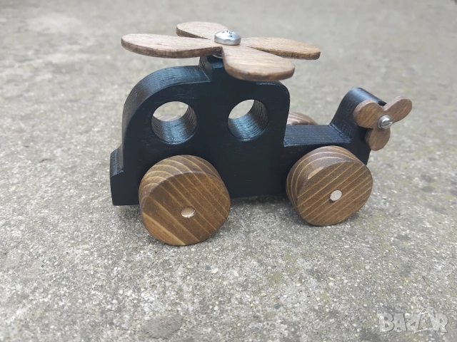 Дървен хеликоптер 15