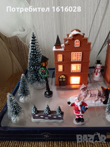 Нови LED светещи селца на фирмата MAGIC VILLAGE.с 2 светещи къщички, снимка 4 - Декорация за дома - 48360864