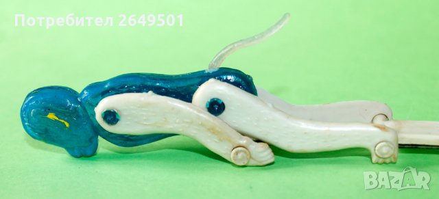 Стара играчка Маймунка гимнастик 1960те, снимка 8 - Колекции - 34970046