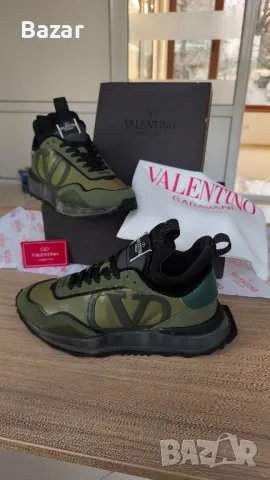 Valentino Размер 43 Номер 27.5см кожени оригинални Обувки Маратонки Снукърси Мъжки, снимка 8 - Маратонки - 49086425