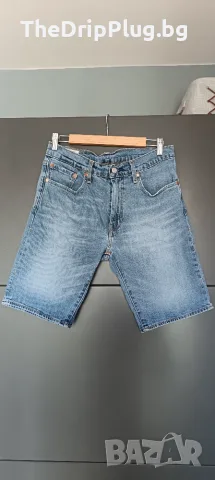Levis мъжки къси дънки размер 32 син цвят отлично състояние 