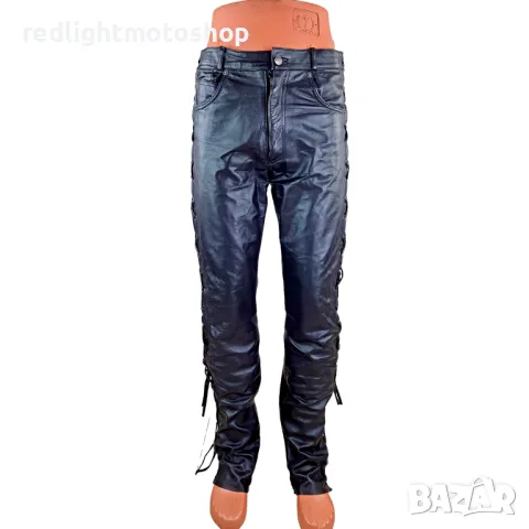 👖 4902 – Raberg Мъжки кожен панталон с връзки – Размер 33 – 100 лв