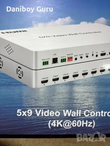 4K@60Hz 3х3 HDMI контролер за видео стена, с функция pip и multiviewer, Video Wall Controller, снимка 8 - Плейъри, домашно кино, прожектори - 49744474