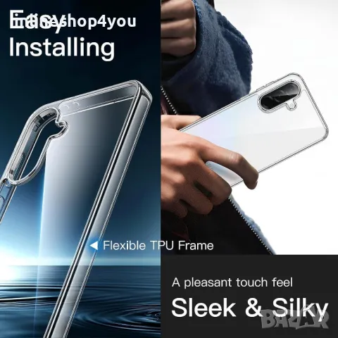 Прозрачен Кейс SPACE CASE за Samsung Galaxy A56, снимка 3 - Калъфи, кейсове - 49978430