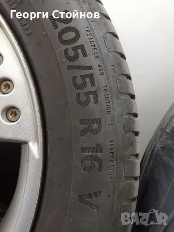Алуминиеви джанти Irmscher 16''с летни гуми Continental UltraContact 205 55 16 V DOT 1222- Перфектни, снимка 8 - Гуми и джанти - 48002772
