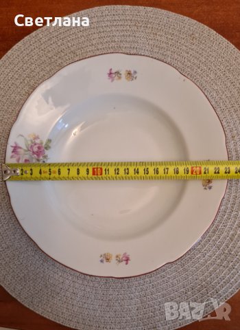 Порцелан- дълбока чиния , снимка 2 - Антикварни и старинни предмети - 37888910