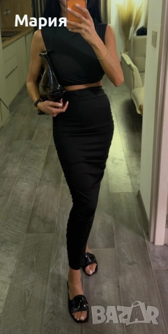 Сет дълга пола и потник, снимка 2 - Комплекти - 53130999